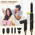 Air Sculpt 6-in-1 Hot Air Brush Set, Multi-Styler for Salon Blowouts, Defined Curls, Volume Boost & Frizz-Free Straightening,